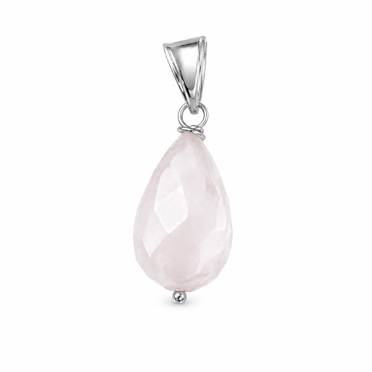 Ciondolo quarzo rosa