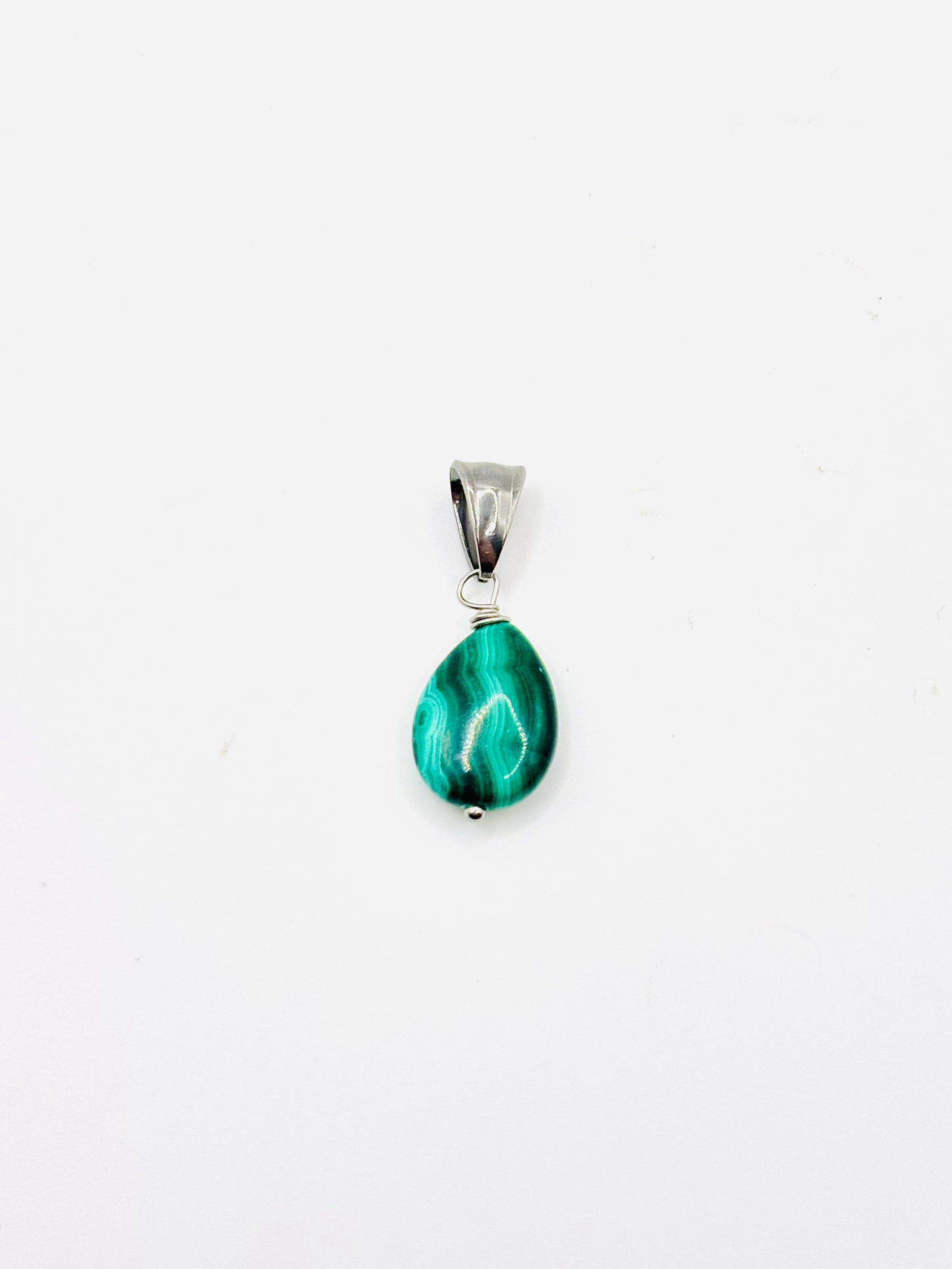Ciondolo Malachite Goccia