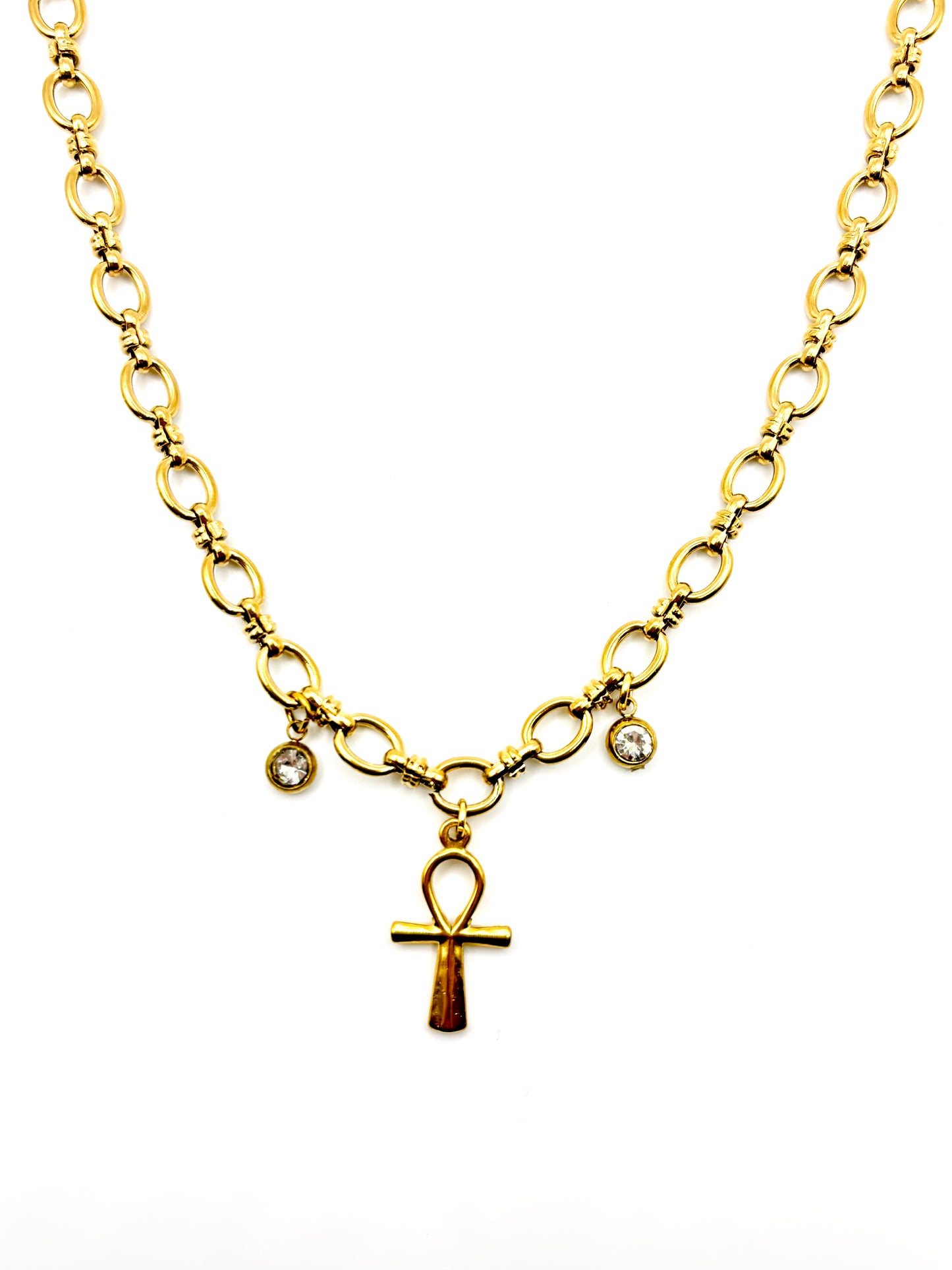 Collana Chocker Baby Ankh
