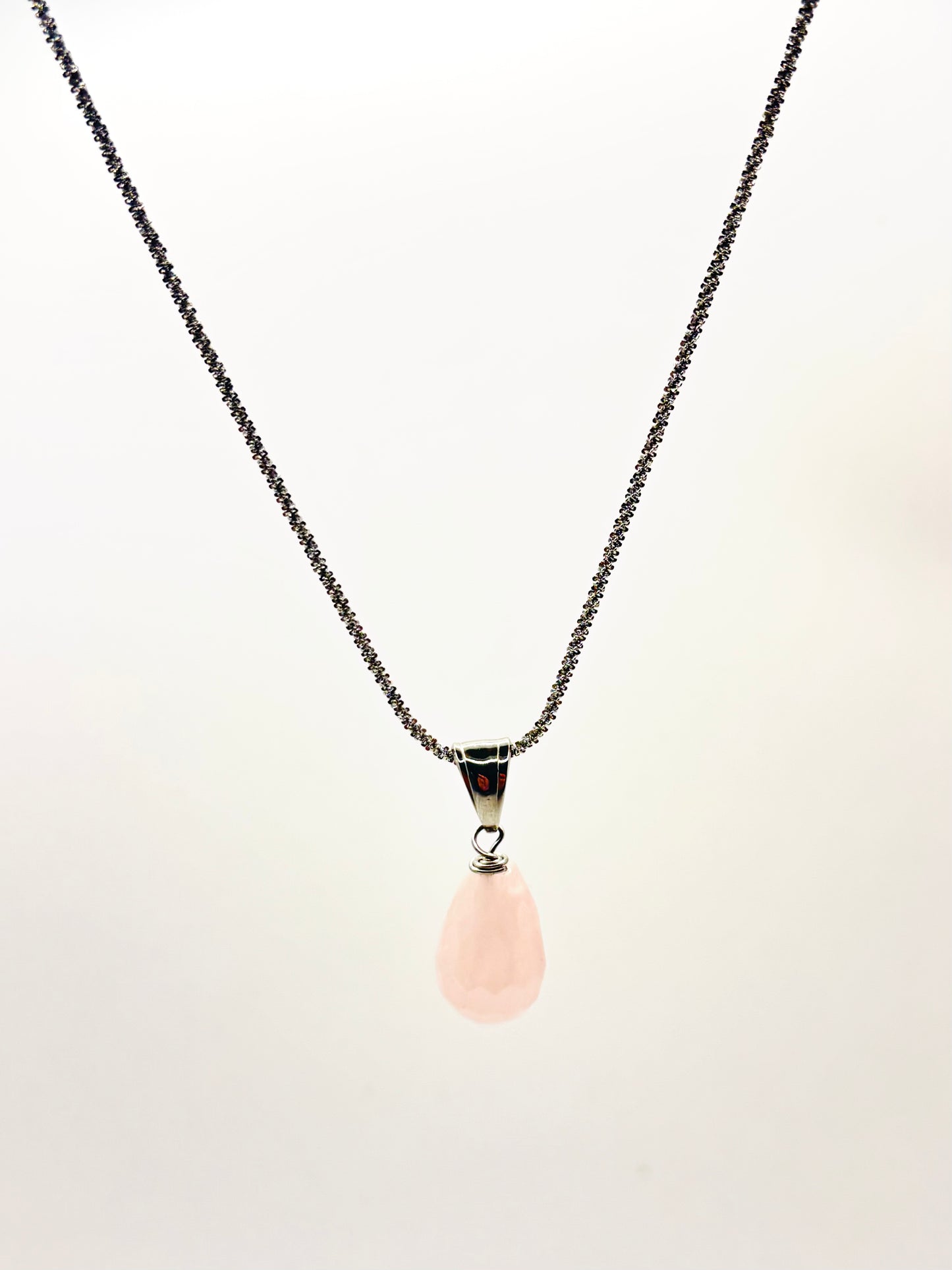Collana Quarzo Rosa