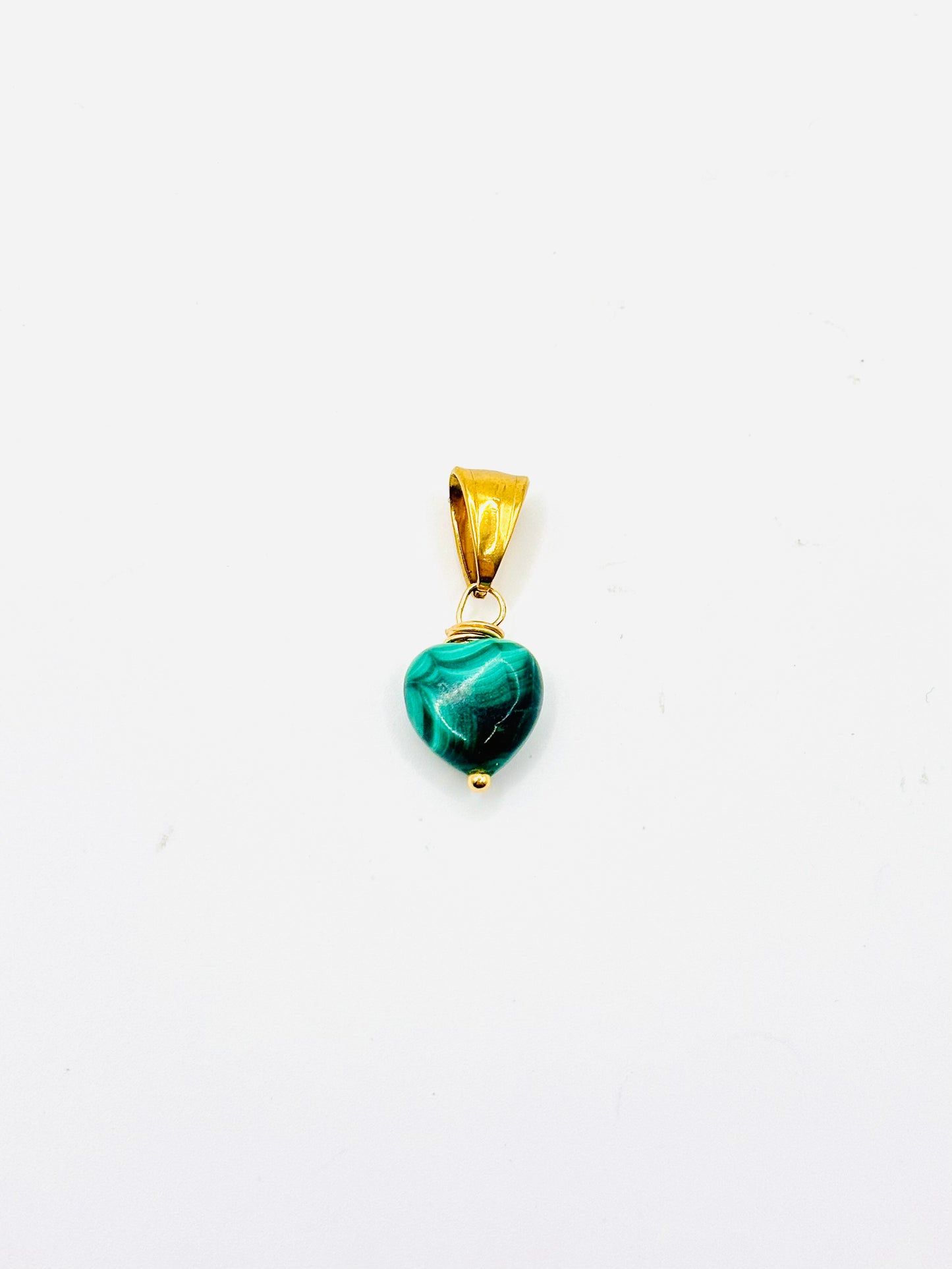 Ciondolo Malachite cuore