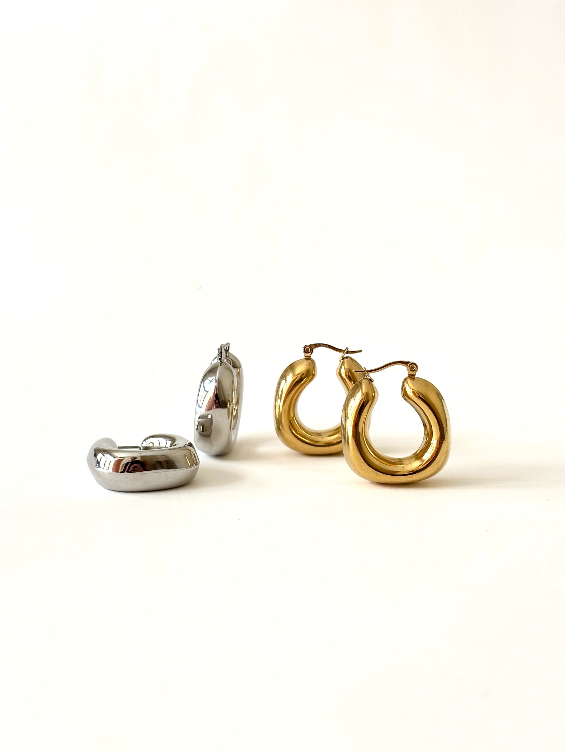 “square” earrings