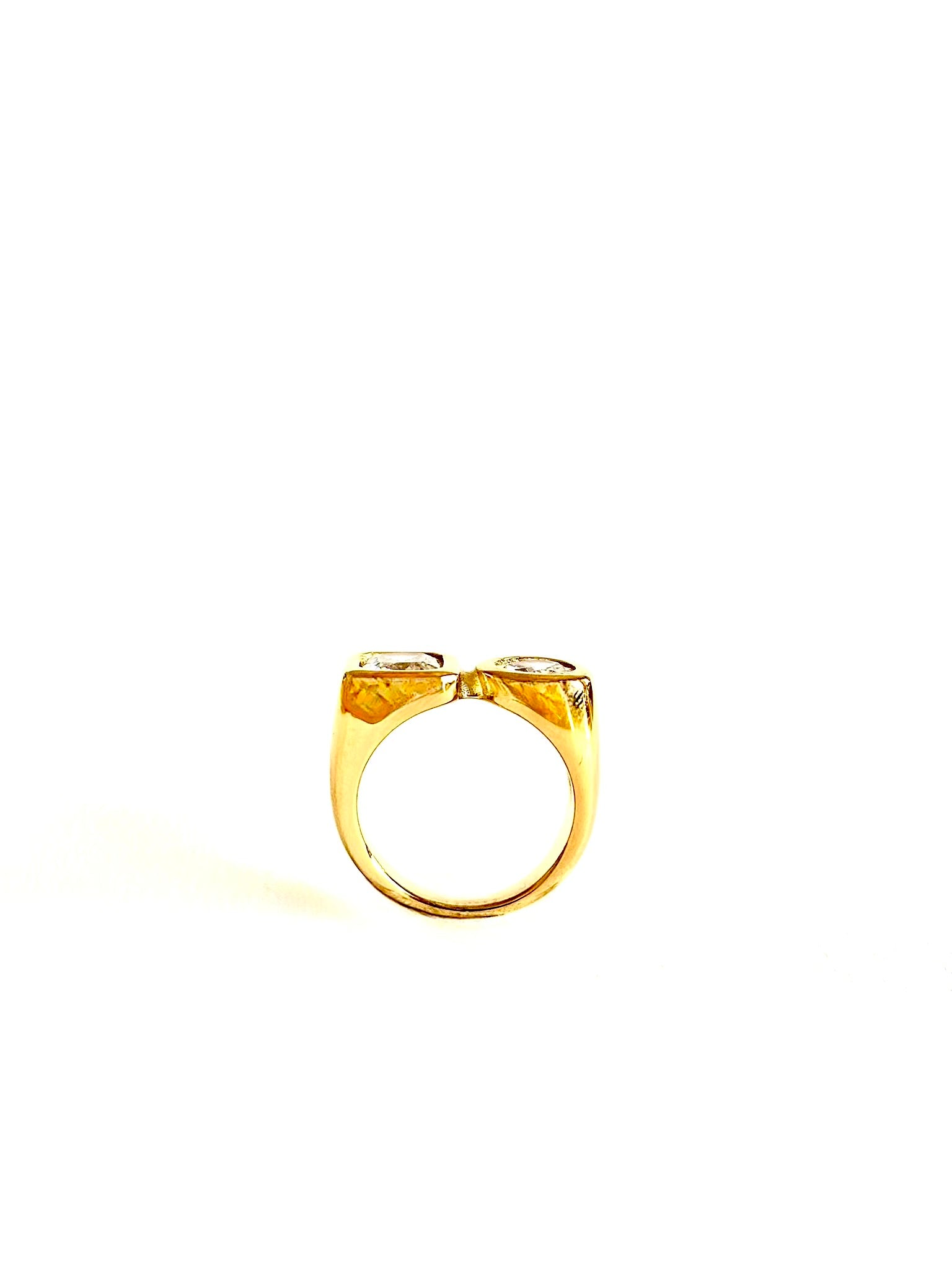 "double sparkle" ring