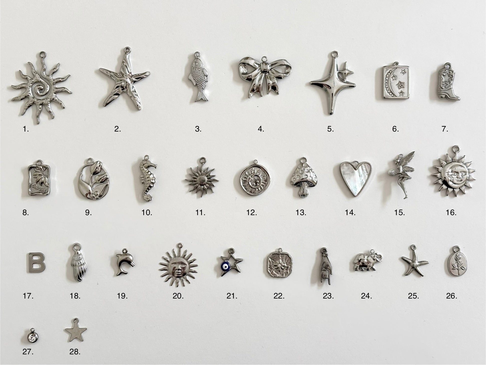 customizable necklace | silver