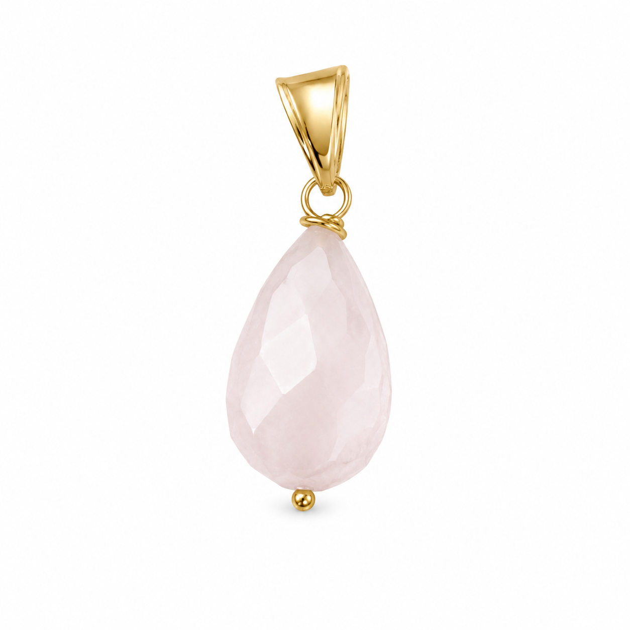 Ciondolo quarzo rosa