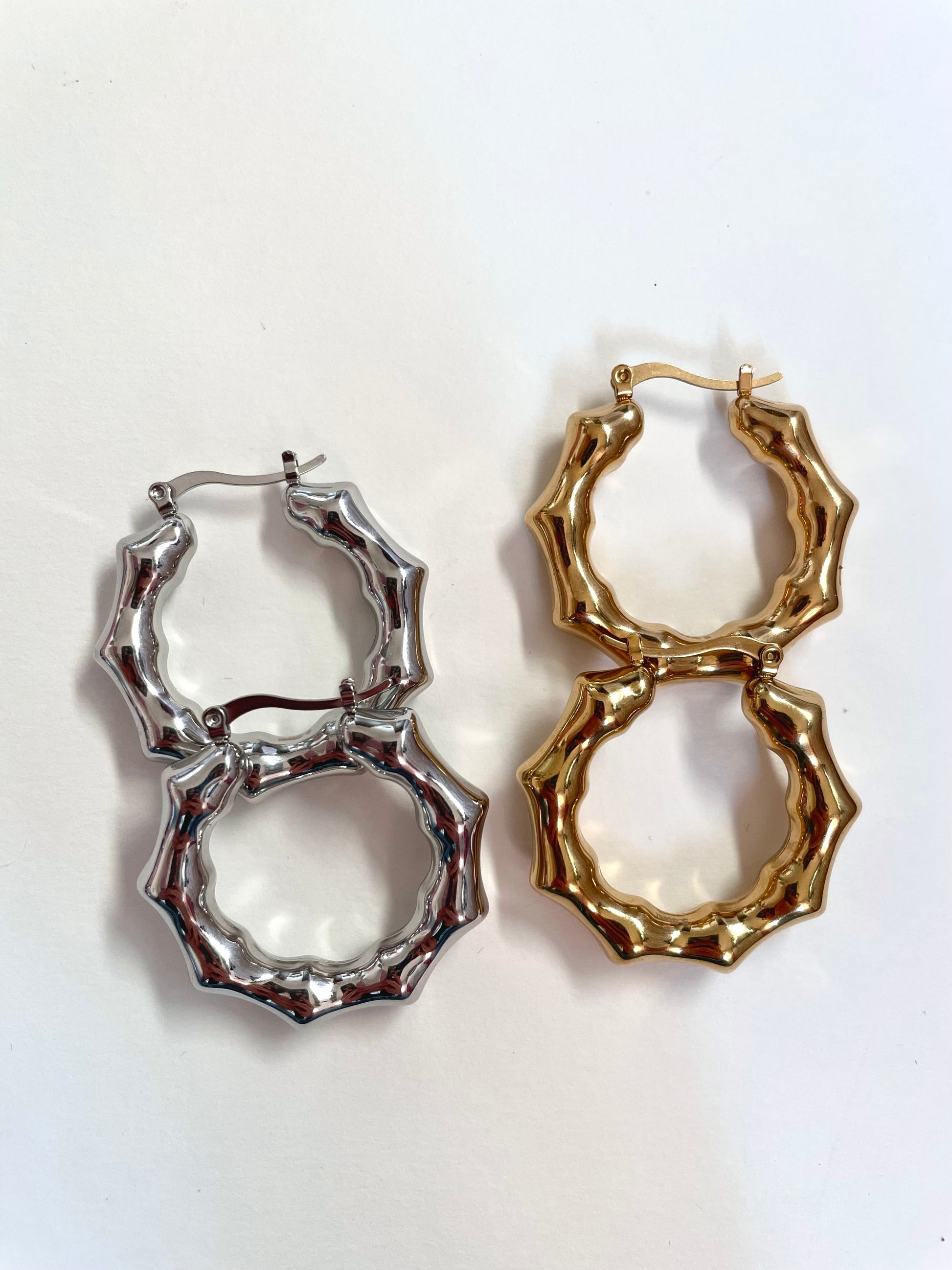 “bamboo” earrings