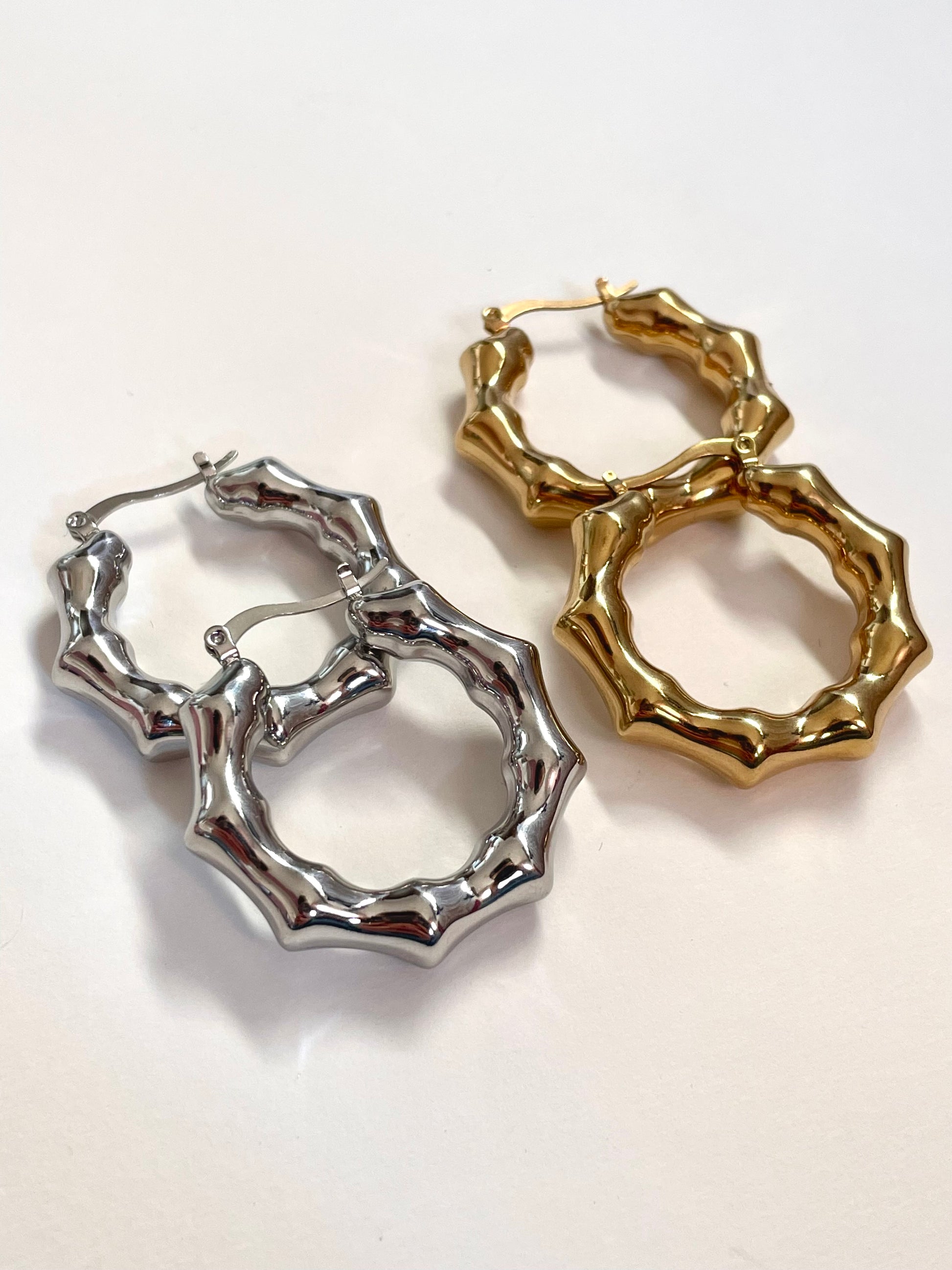 “bamboo” earrings