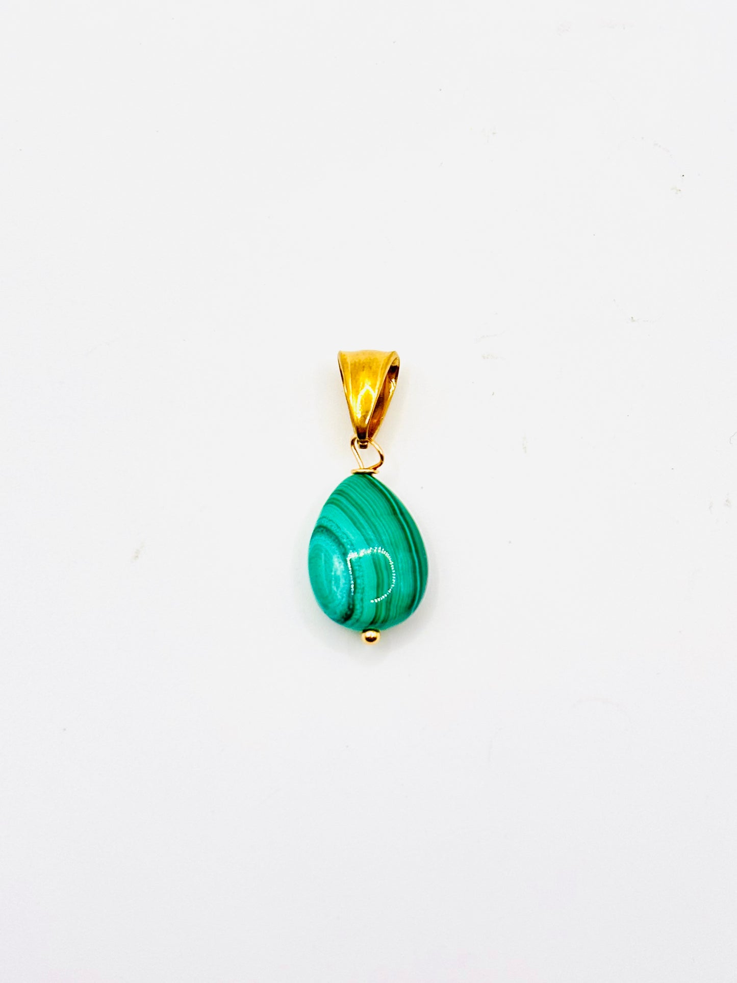 Ciondolo Malachite Goccia