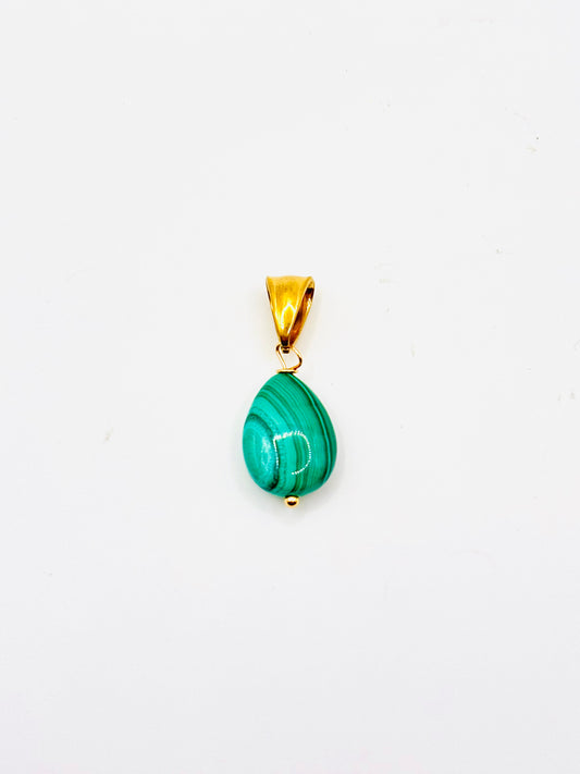 Ciondolo Malachite Goccia