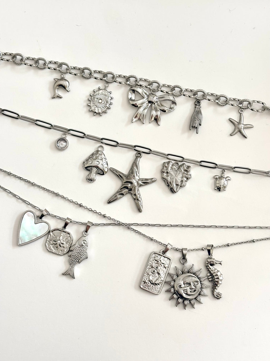 customizable necklace | silver
