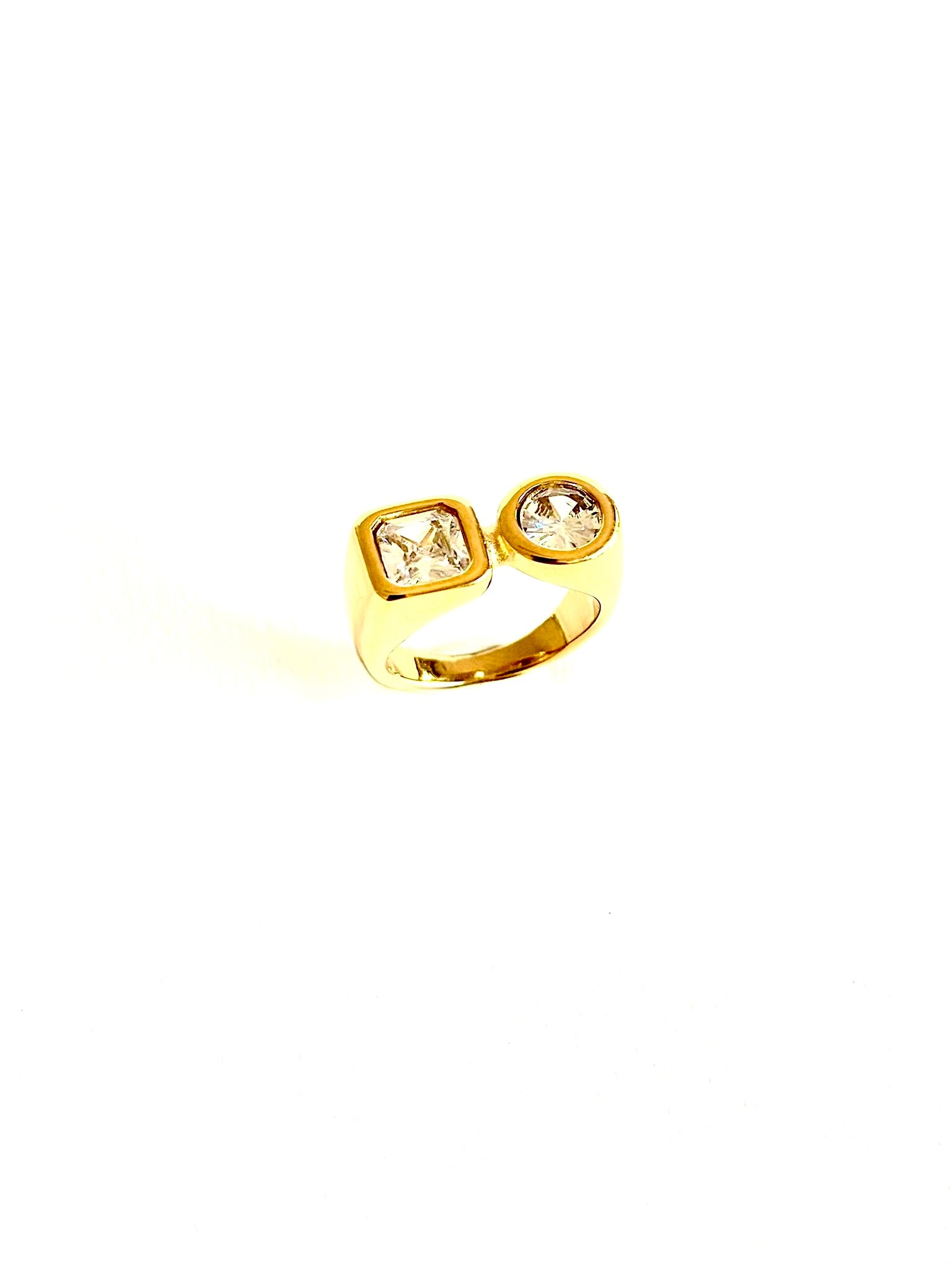 "double sparkle" ring