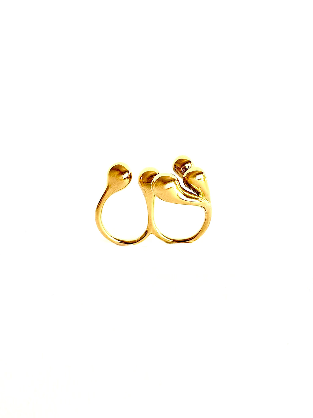 double "drops" ring
