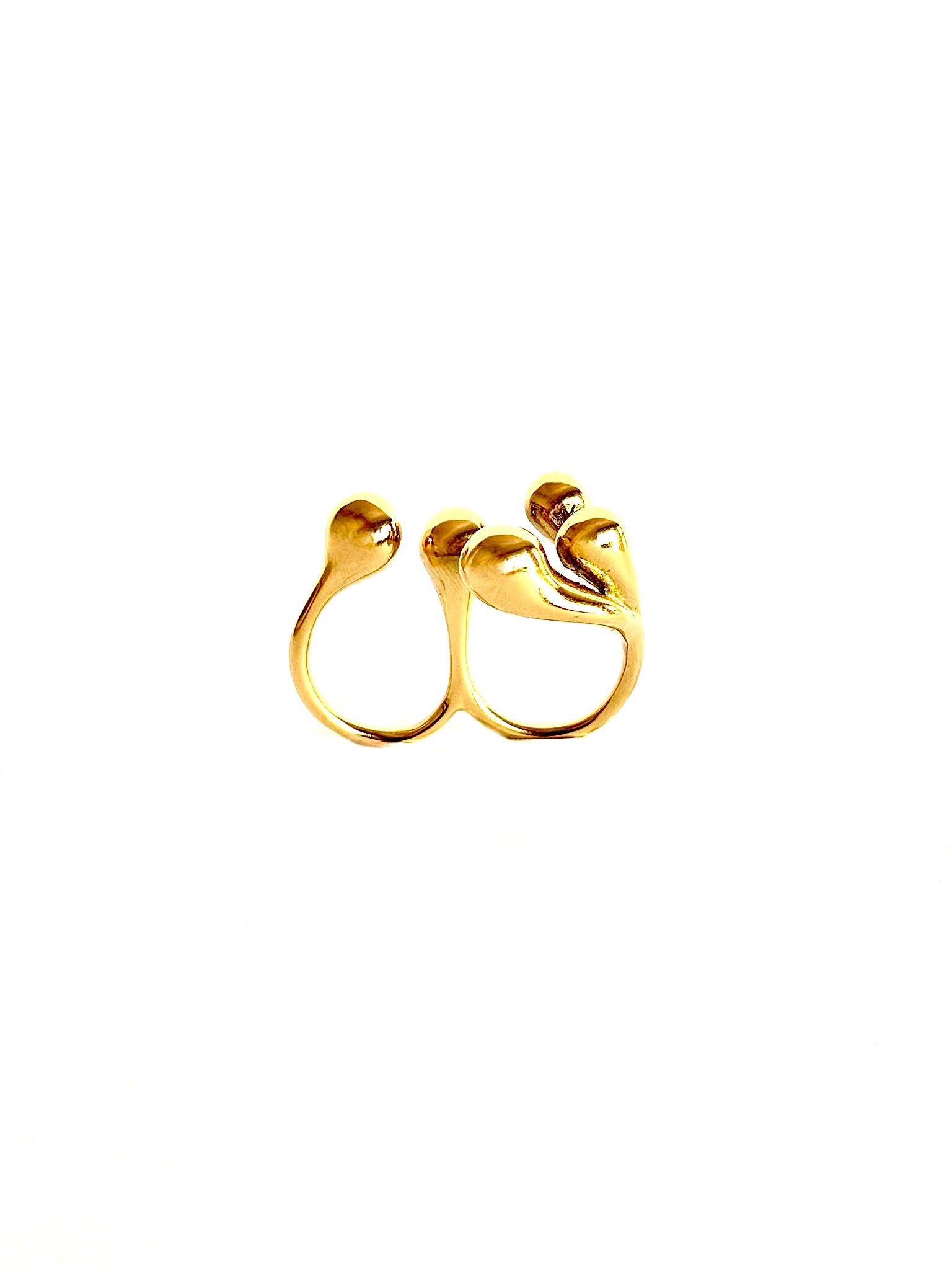 double "drops" ring