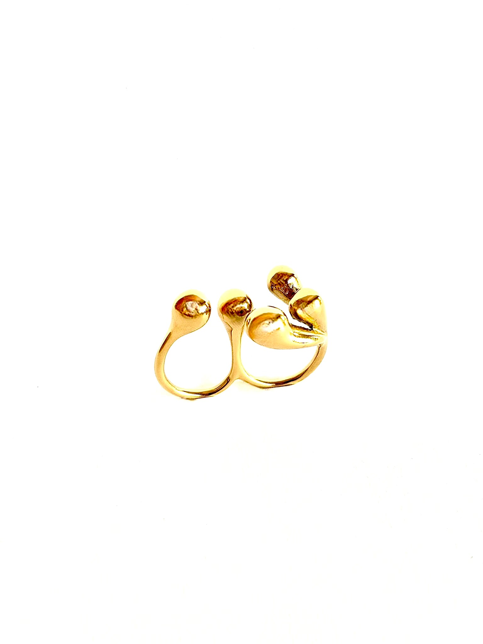 double "drops" ring