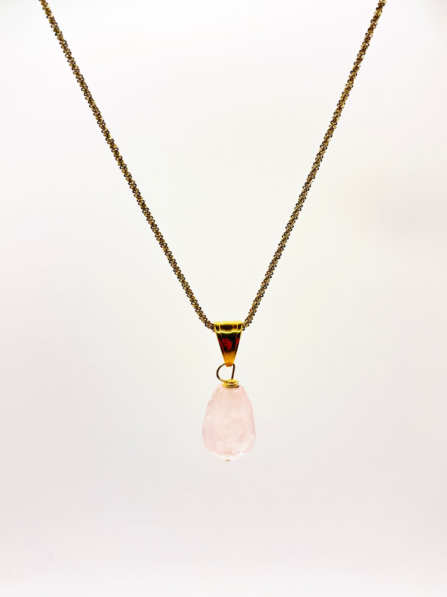 Collana Quarzo Rosa